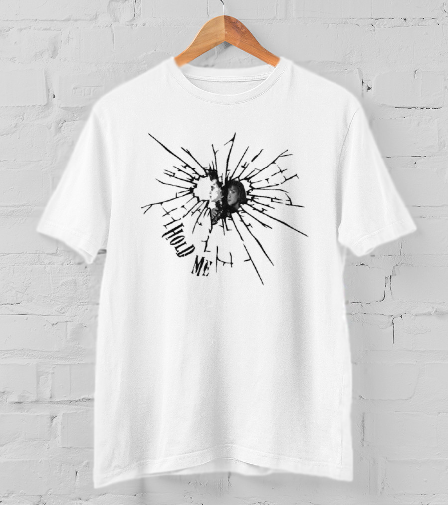 Edward Scissorhands Spider Web Shattered Glass Effect T-Shirt