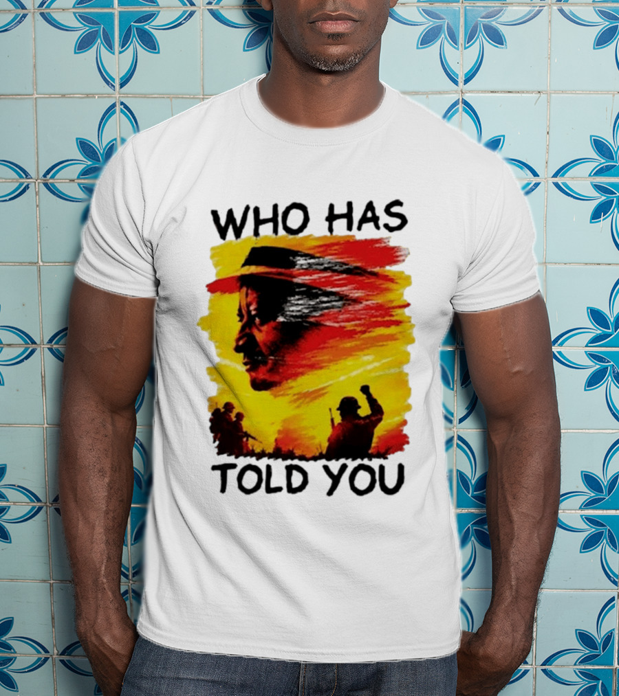 Edwin Sifuna Wears Raila Odinga's Who Has Told You T-Shirt