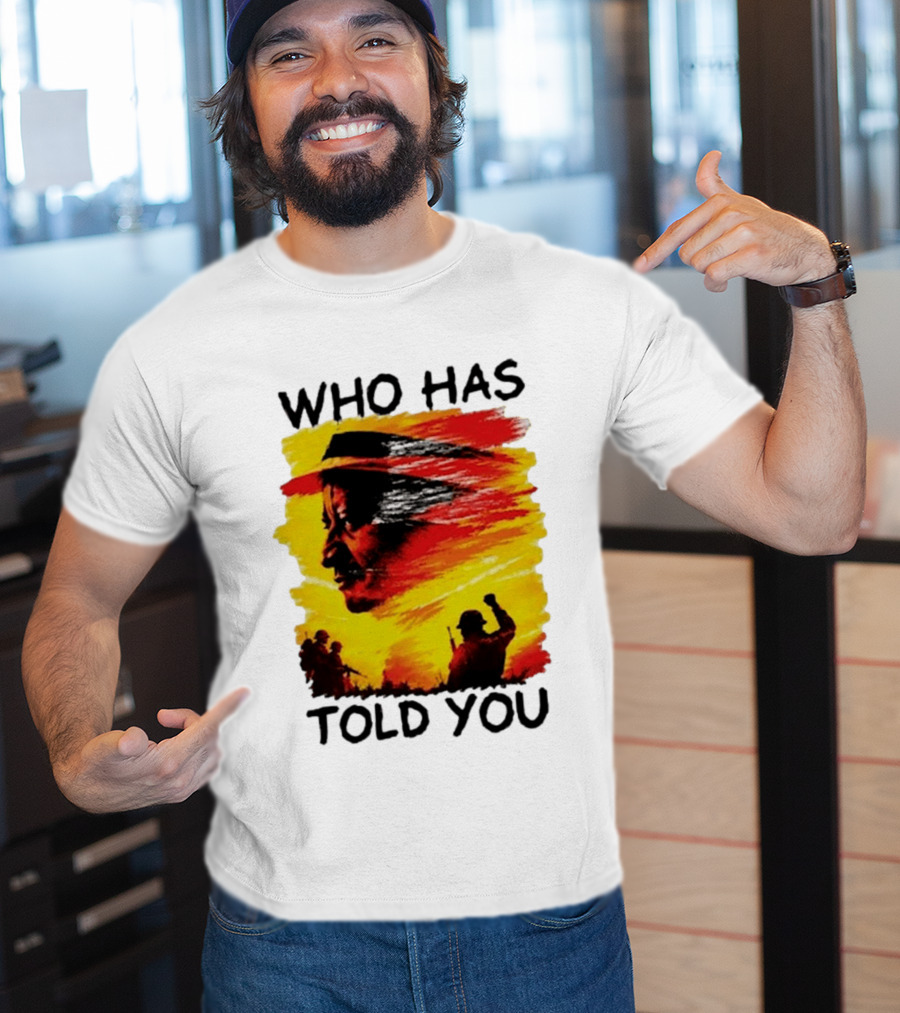 Edwin Sifuna Wears Raila Odinga's Who Has Told You T-Shirt
