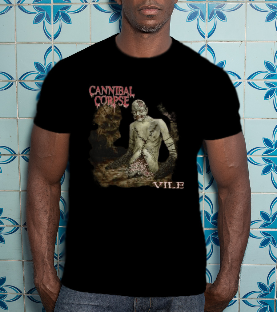 Cannibal Corpse Stab Hack Slash Kill Vile Album T-Shirt