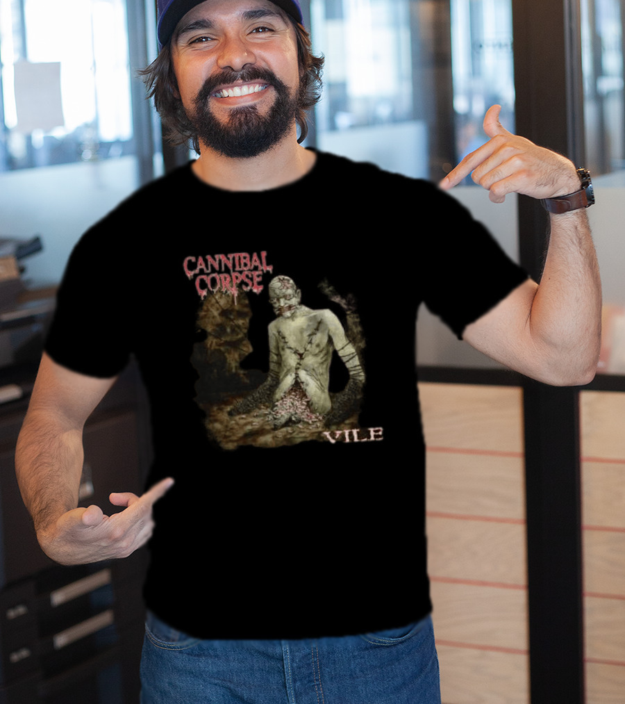 Cannibal Corpse Stab Hack Slash Kill Vile Album T-Shirt