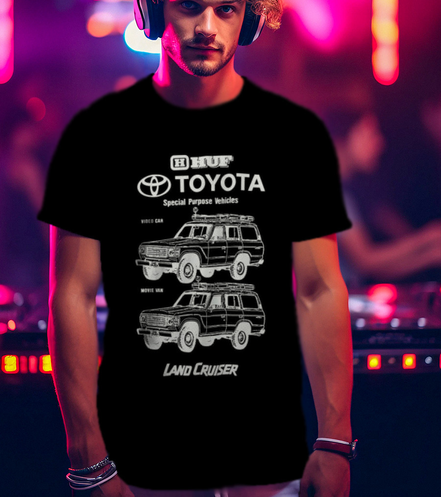 Huf X Toyota Land Cruiser 4WD Limited Edition Huf Worldwide T-Shirt