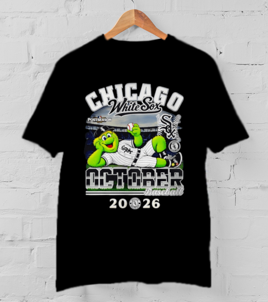 Chicago White Sox Southpaw Mascot 2026 MLB Postseason October Baseball T-Shirt