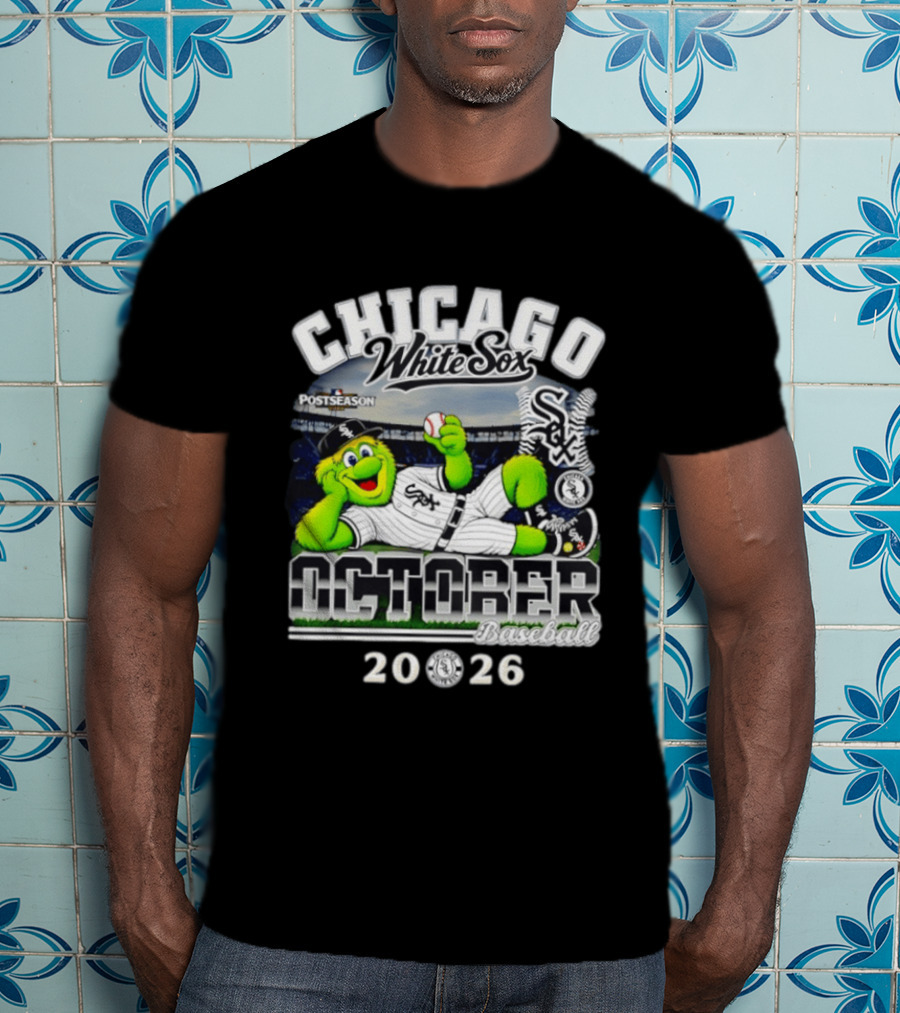 Chicago White Sox Southpaw Mascot 2026 MLB Postseason October Baseball T-Shirt