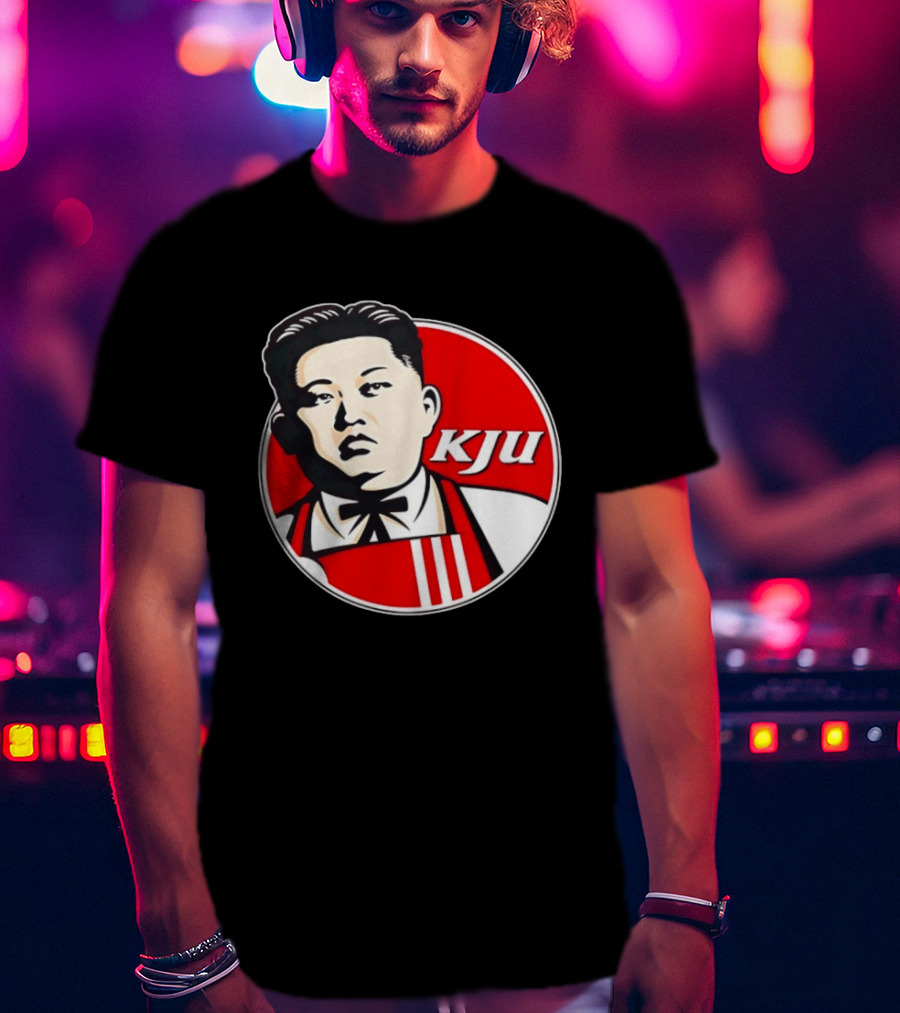 KJU Parody Red Circle Colonel Inspired It's Not KFC T-Shirt