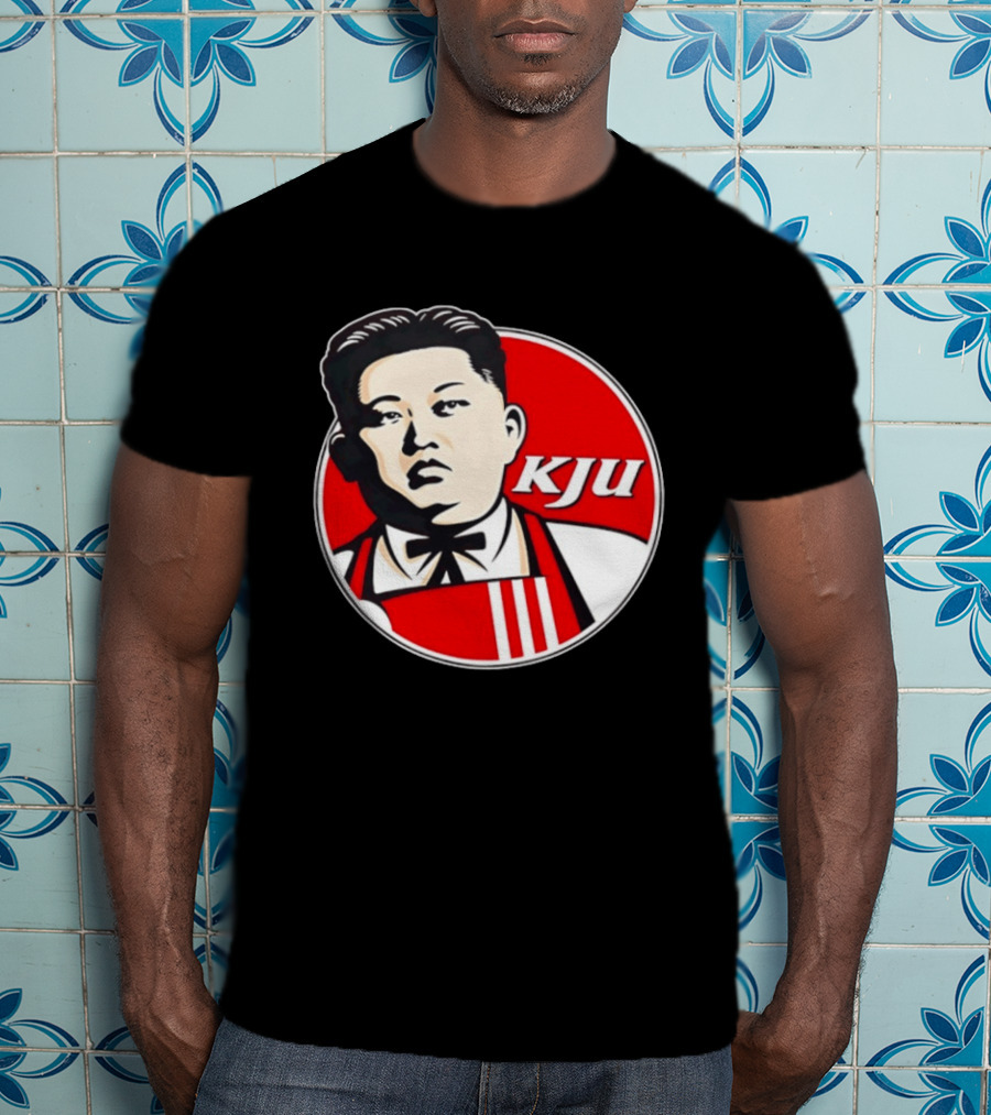 KJU Parody Red Circle Colonel Inspired It's Not KFC T-Shirt
