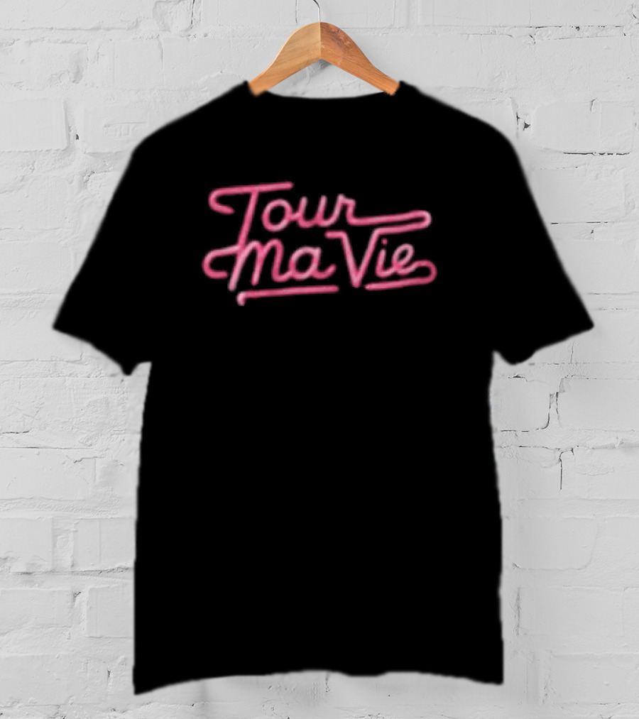 Doja Cat Tour Ma Vie Tunnel Pink Neon Styling T-Shirt