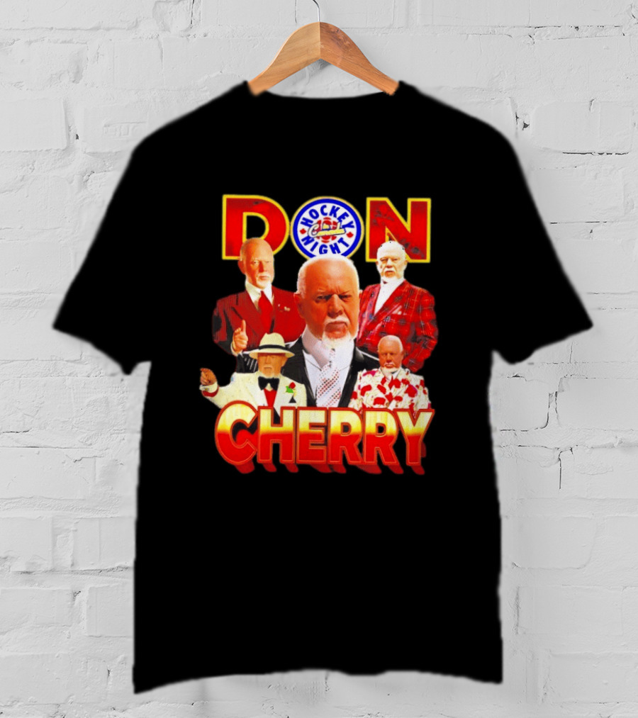Hockey Night Don Cherry Boston Bruins Bootleg T-Shirt