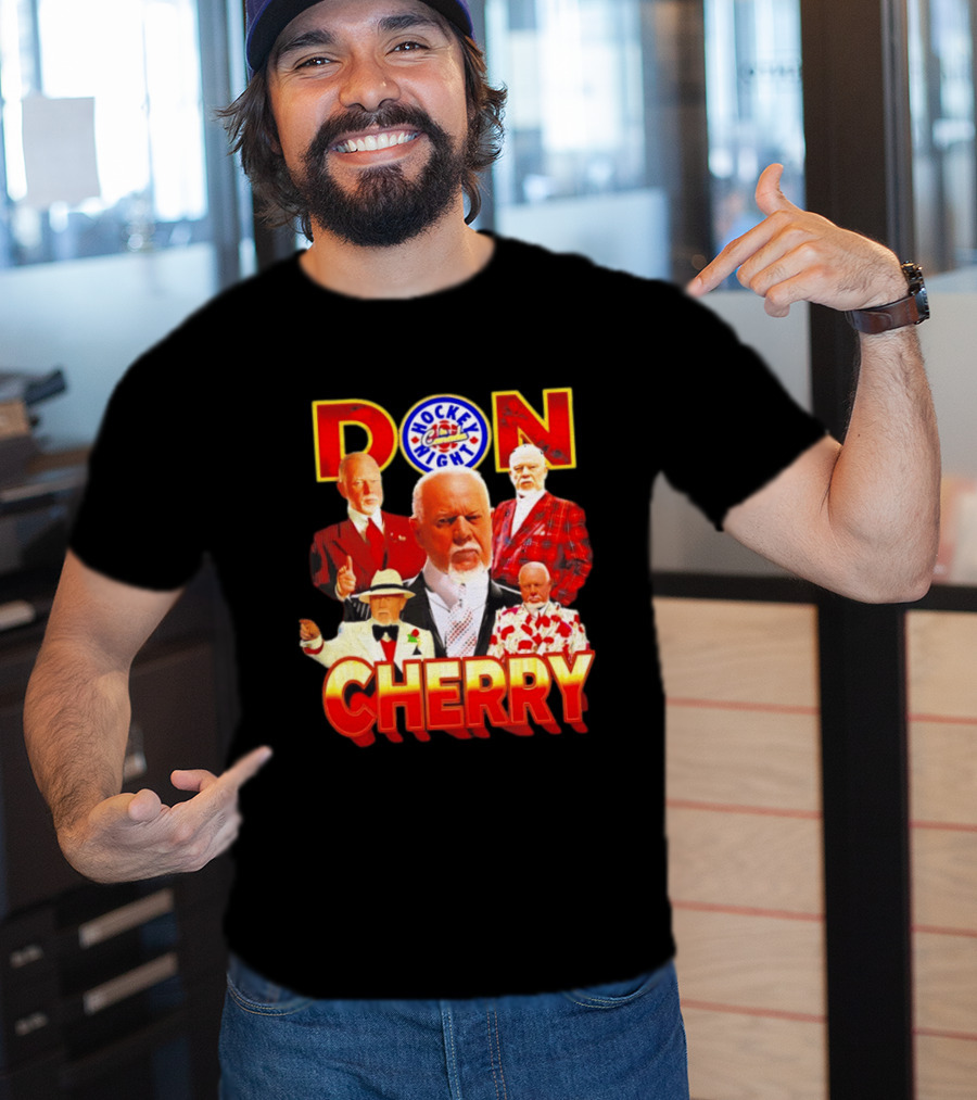 Hockey Night Don Cherry Boston Bruins Bootleg T-Shirt