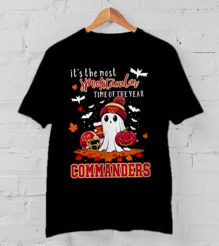 It's The Most Spooktacular Time Of The Year Washington Commanders Halloween T-Shirt