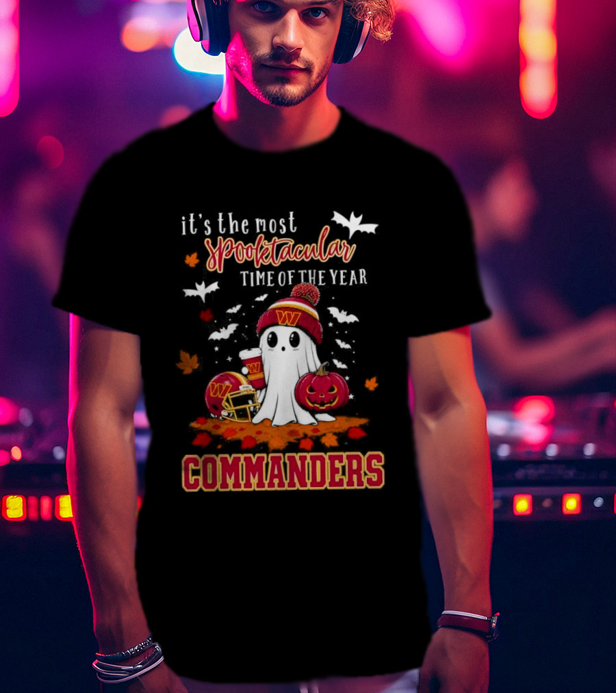 It's The Most Spooktacular Time Of The Year Washington Commanders Halloween T-Shirt