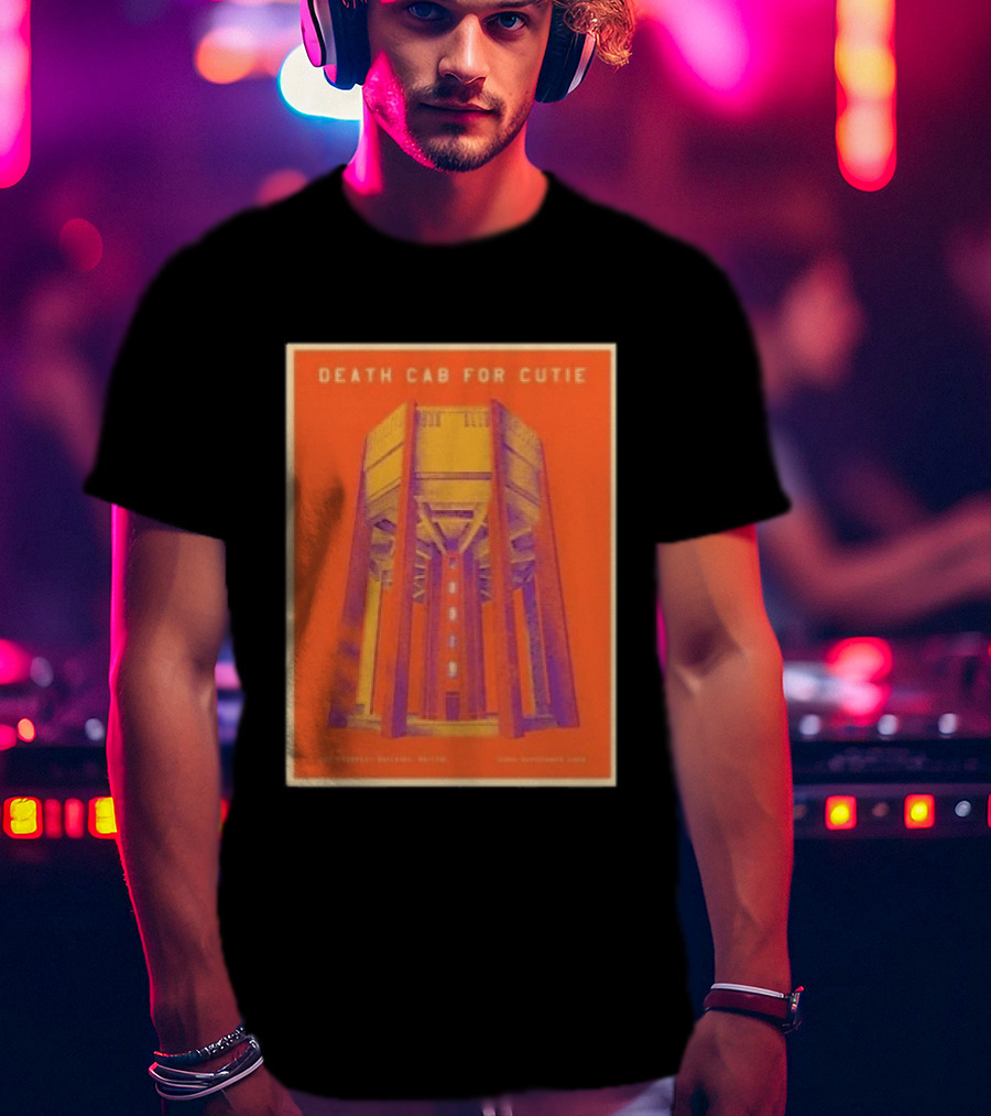 Death Cab For Cutie September 23 2026 Bristol I Built You A Tower Tour Prospect Building UK Event T-Shirt