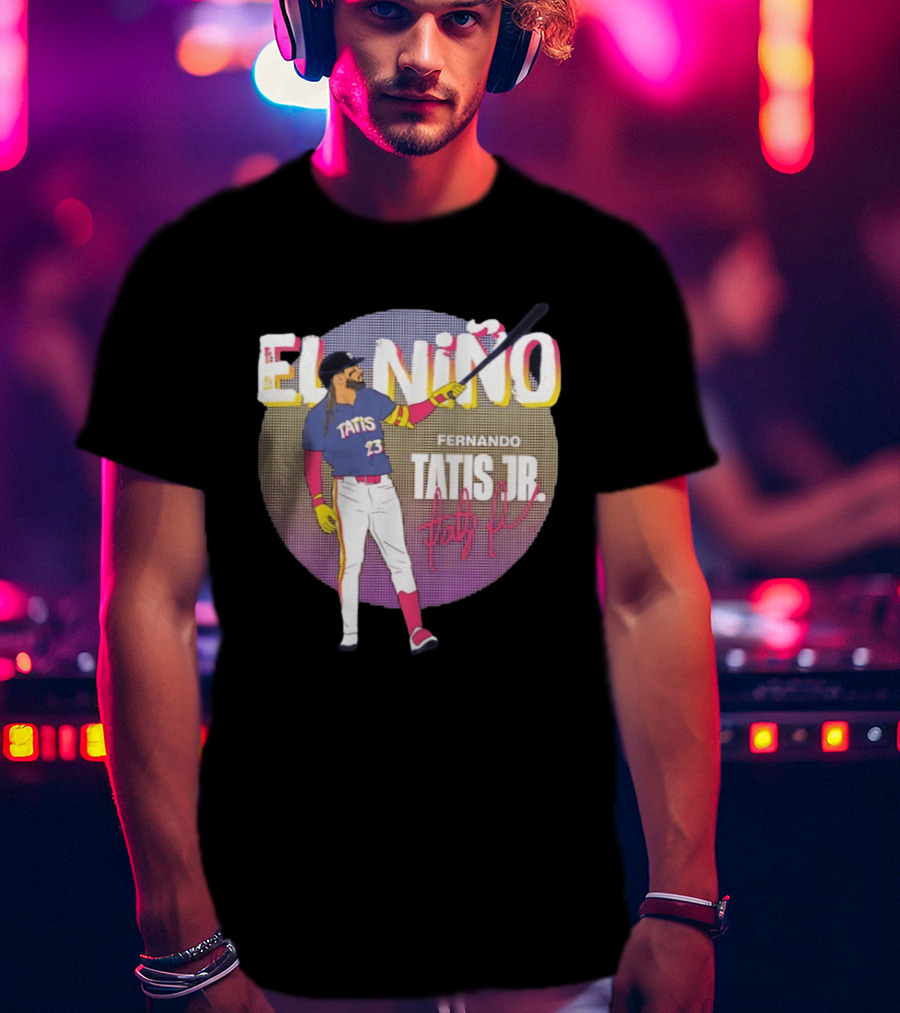 Fernando Tatis Jr. El Niño San Diego Padres Batting T-Shirt