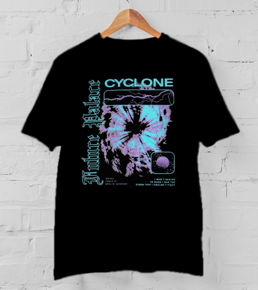 Future Palace Cyclone I Won't Rewind To When I Was The Storm Lightning Clouds Track 01 2023 Germany T-Shirt