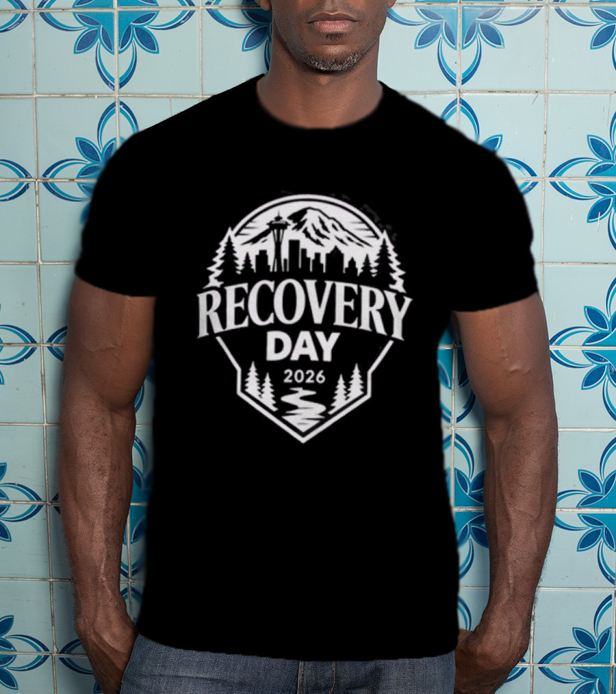 Seattle Mariners Recovery Day 2026 Forest Skyline T-Shirt
