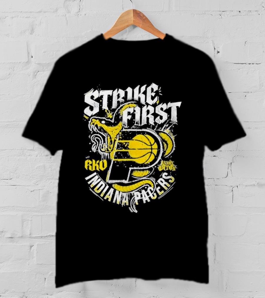 Strike First Indiana Pacers RKO Randy Orton Snake T-Shirt