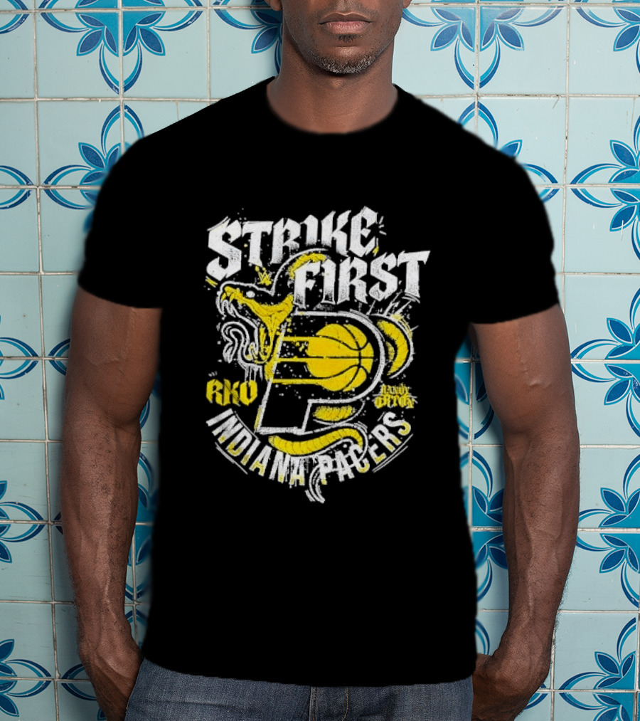 Strike First Indiana Pacers RKO Randy Orton Snake T-Shirt