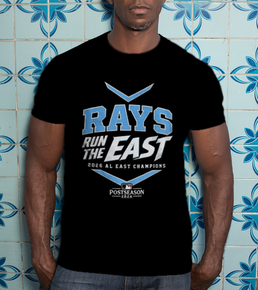 Rays Run The East 2026 AL East Champions Postseason MLB T-Shirt