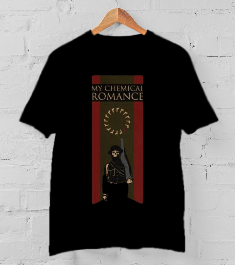 My Chemical Romance At Attention Skeleton Soldier T-Shirt