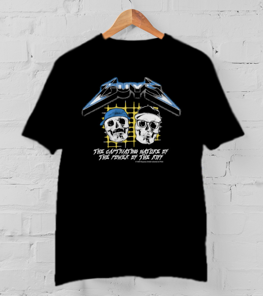 The Guysery Captinating Nature Power Of The Riff Metal Rock T-Shirt