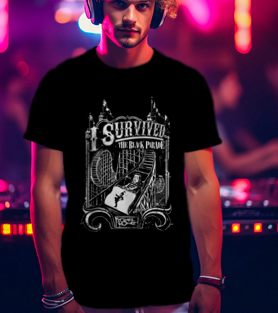My Chemical Romance I Survived Haunted House T-Shirt