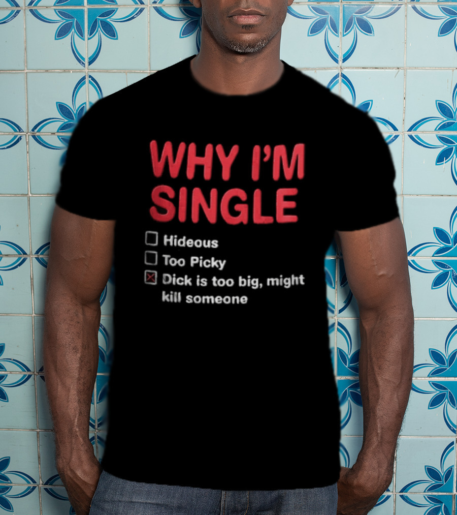 Why I'm Single Hideous Too Picky Just Might Hurt Someone T-Shirt