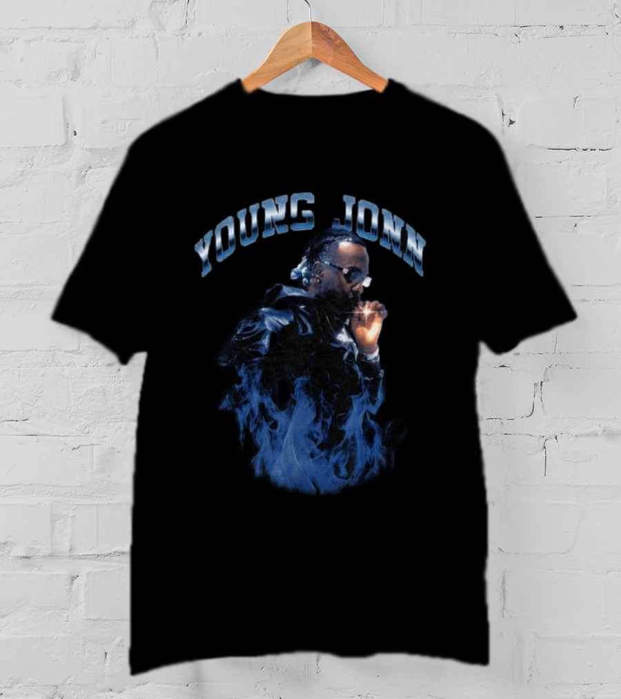 Young Jonn Midnight Frequency Smoke Aesthetic T-Shirt