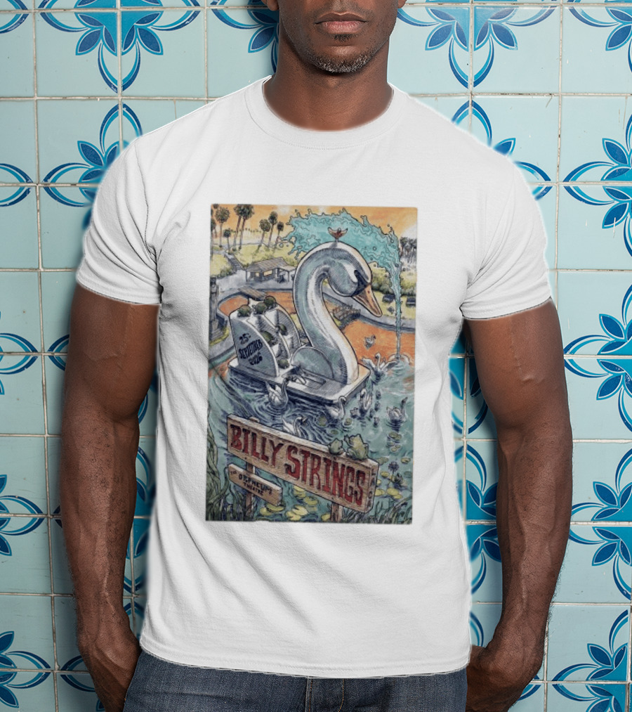 Billy Strings September 25 2026 Orpheum Theatre Los Angeles Swan Boat T-Shirt