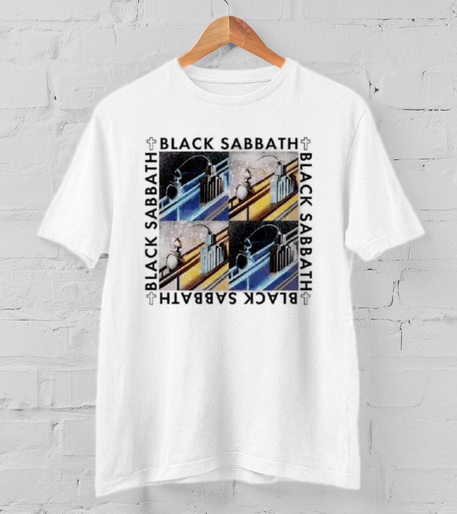Black Sabbath Technical Ecstasy Raglan Blocks T-Shirt