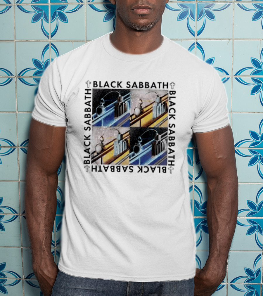 Black Sabbath Technical Ecstasy Raglan Blocks T-Shirt