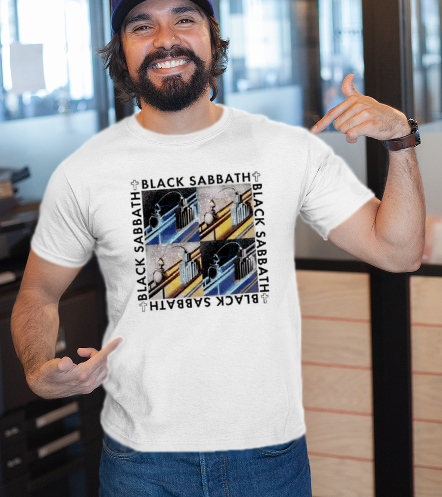 Black Sabbath Technical Ecstasy Raglan Blocks T-Shirt