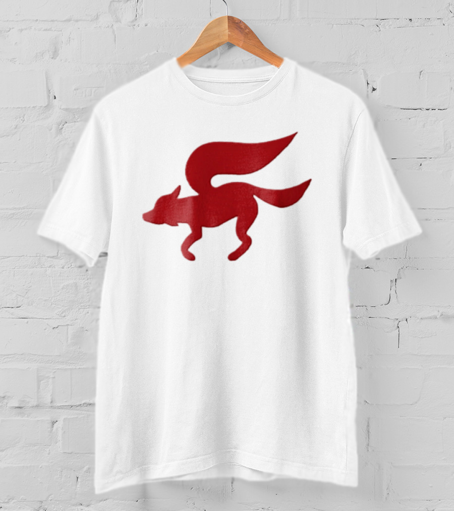 Flying Red Fox Tail Mythical Creature T-Shirt
