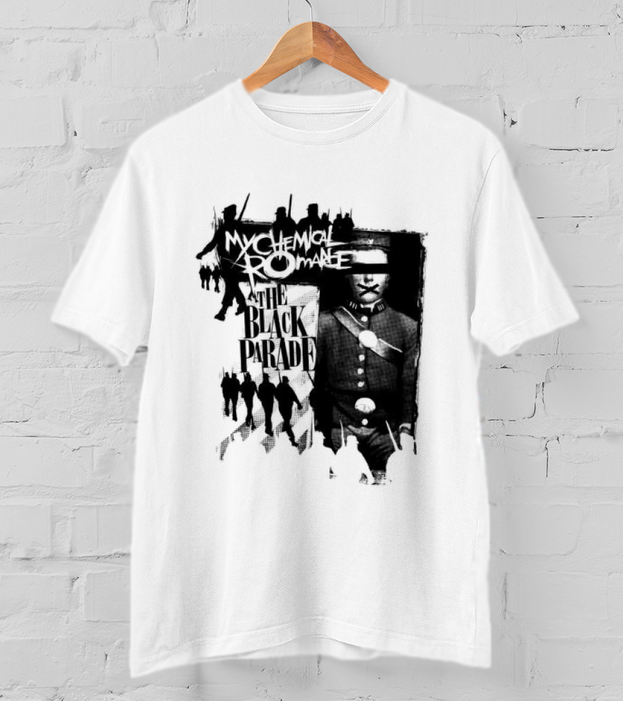 My Chemical Romance Warpath Distressed Band Names T-Shirt