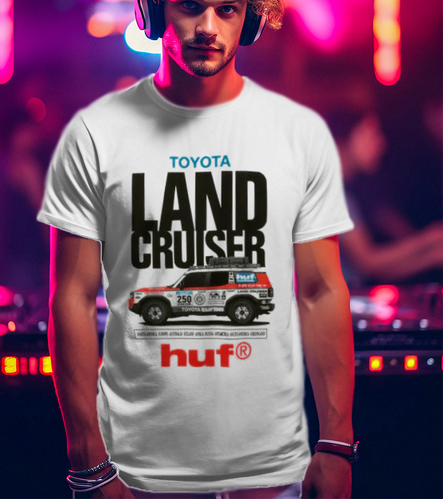 Huf X Toyota Land Cruiser Rally Huf Worldwide T-Shirt