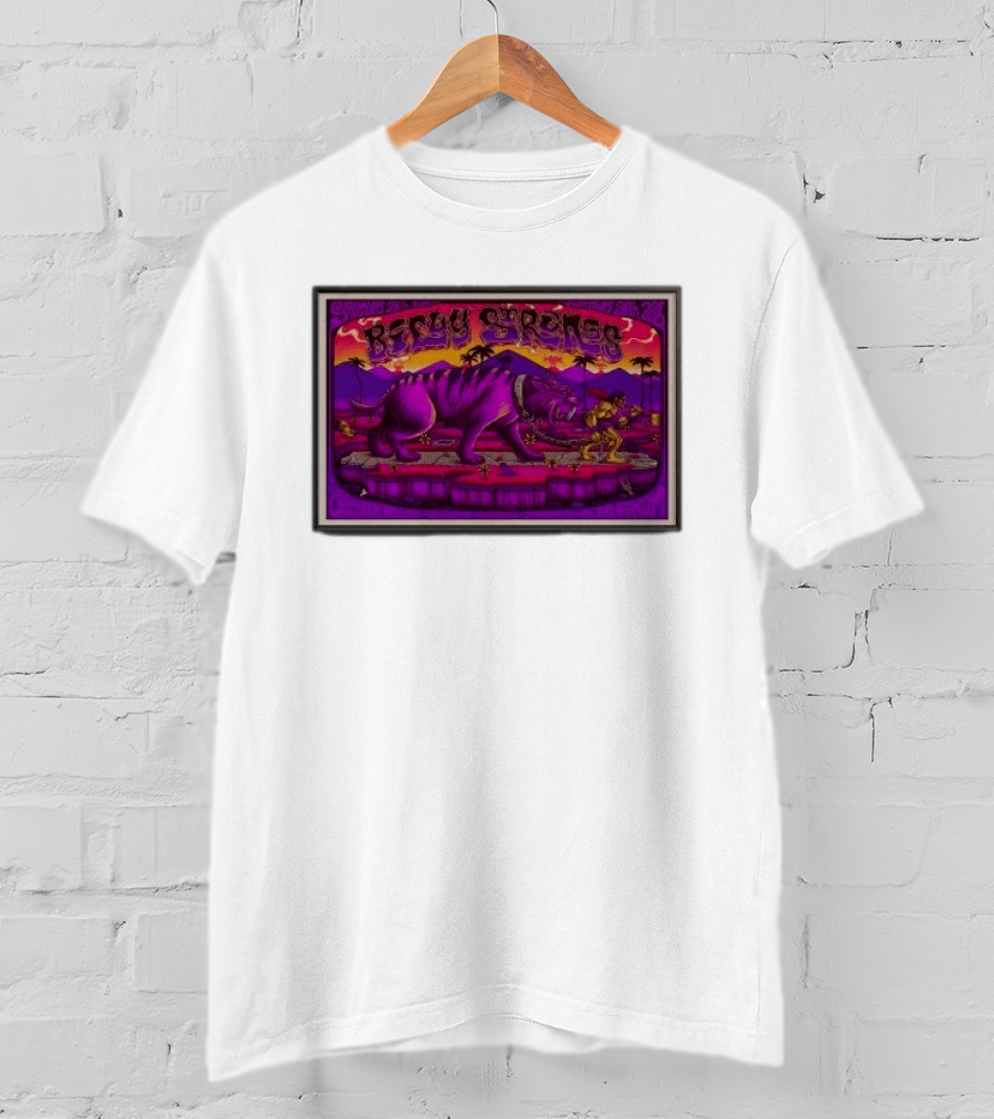 Billy Strings Tour 2026 Los Angeles Inglewood Purple Tiger T-Shirt
