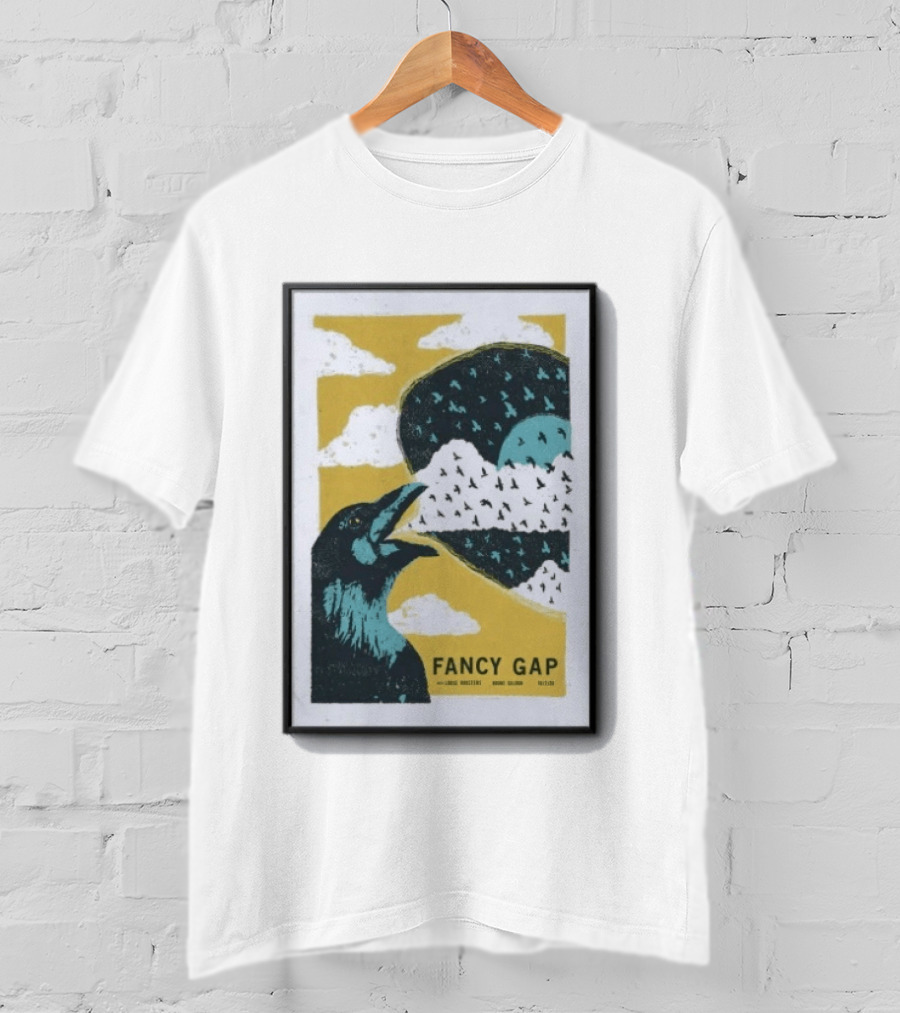 Fancy Gap Oct 2 2026 Boone Saloon Vintage Crow And Cloud Print T-Shirt