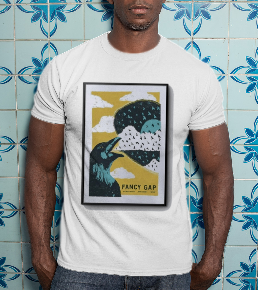 Fancy Gap Oct 2 2026 Boone Saloon Vintage Crow And Cloud Print T-Shirt