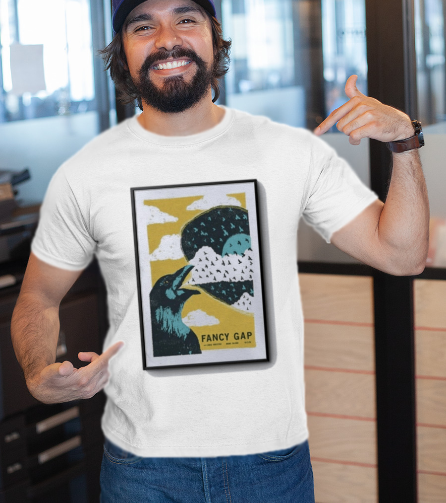 Fancy Gap Oct 2 2026 Boone Saloon Vintage Crow And Cloud Print T-Shirt