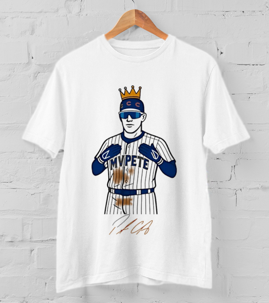 Pete Crow Armstrong MVPete King Cubs Baseball Fan T-Shirt