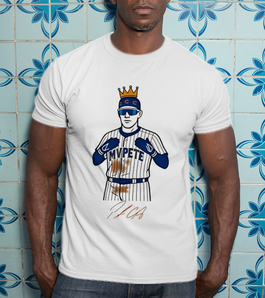 Pete Crow Armstrong MVPete King Cubs Baseball Fan T-Shirt