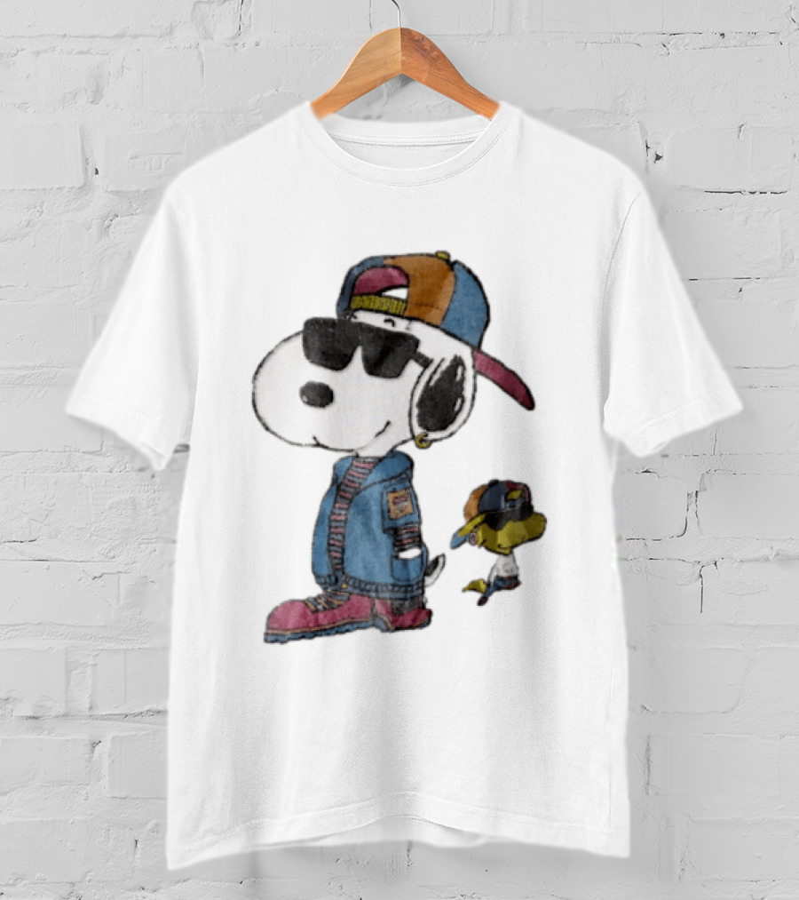 Snoopy Woodstock Cool Sunglasses Cap Jacket T-Shirt