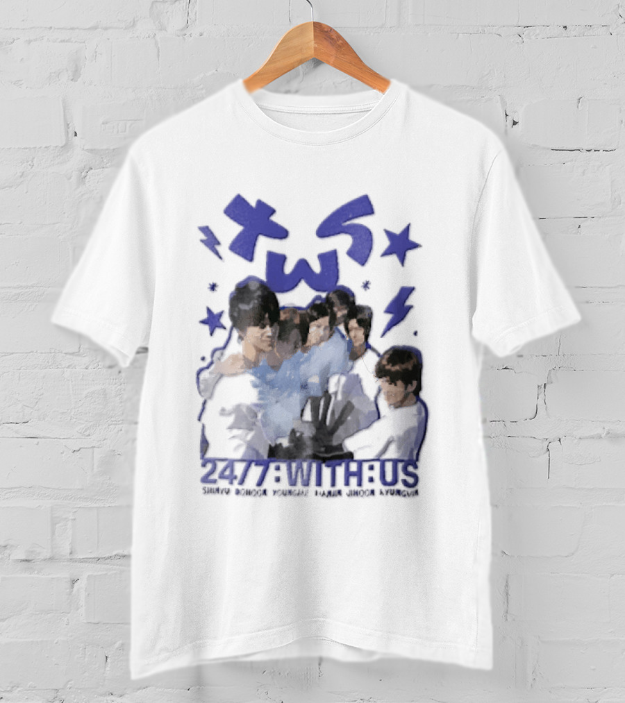 TWS Kpop Group 247 With Us Members Name T-Shirt