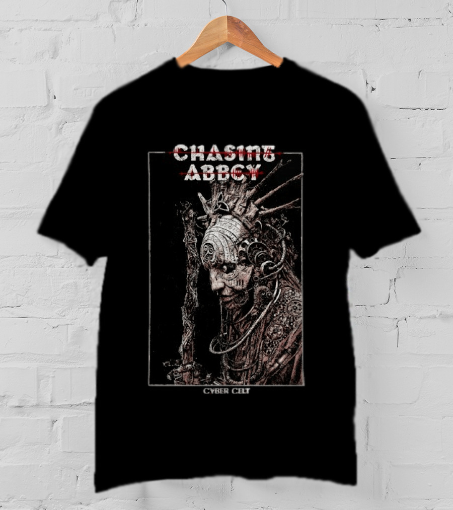 Chasing Abbey Cyber Celt Album Steampunk Cyberpunk Android T-Shirt