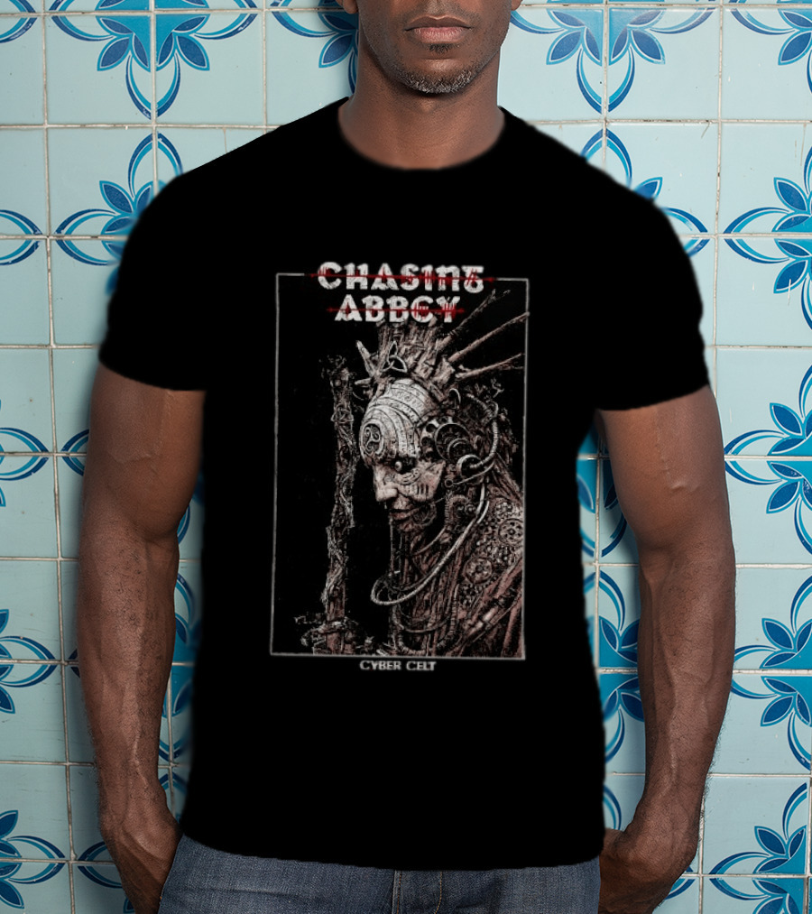 Chasing Abbey Cyber Celt Album Steampunk Cyberpunk Android T-Shirt
