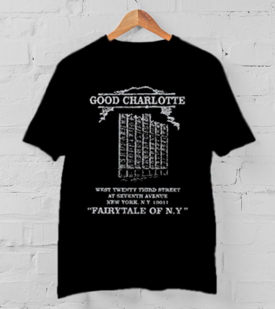Good Charlotte Fairytale Of New York Holiday Song T-Shirt