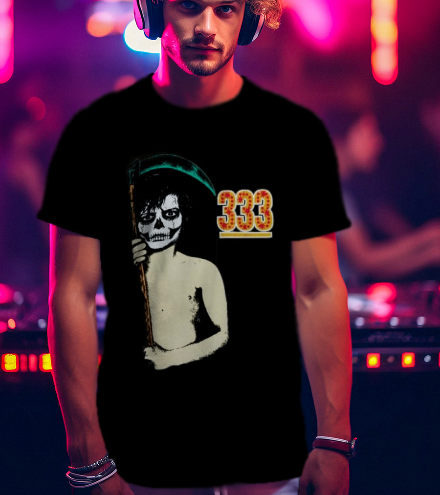 Half Evil Store 333 Skull Child T-Shirt