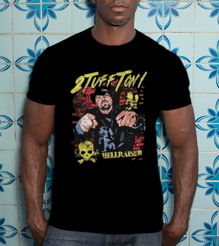 2 Tuff Tony Hellraiser Insane Clown Posse Skull Brick Wall T-Shirt