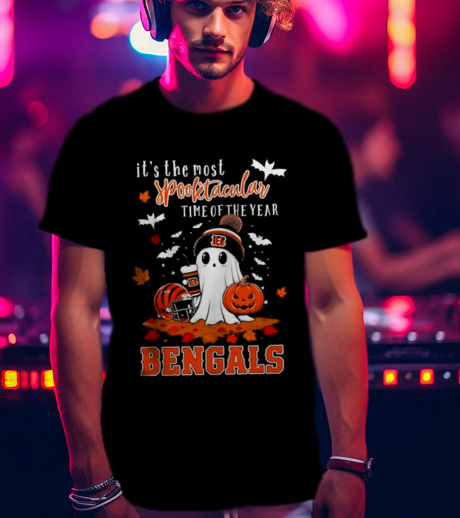 It's The Most Spooktacular Time Of The Year Bengals Halloween T-Shirt