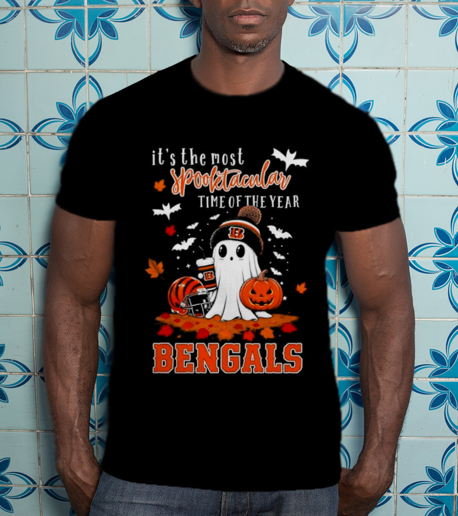 It's The Most Spooktacular Time Of The Year Bengals Halloween T-Shirt