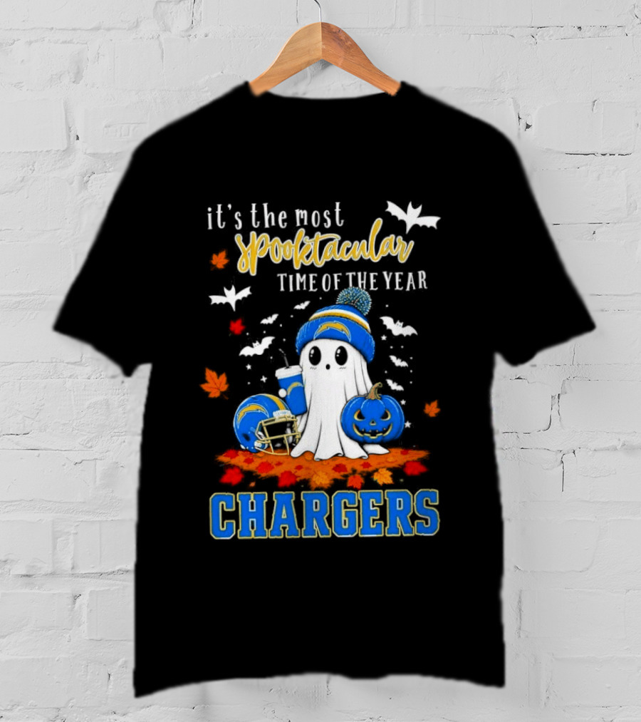 It's The Most Spooktacular Time Of The Year Los Angeles Chargers Halloween T-Shirt